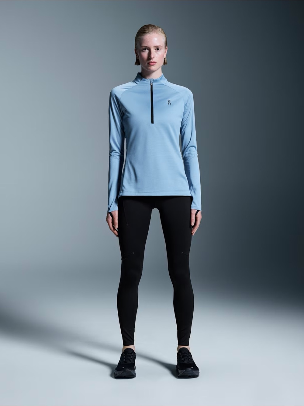 On Cloud Climate Shirt Quarter Zip Long Sleeve Running Activewear Women’s XL